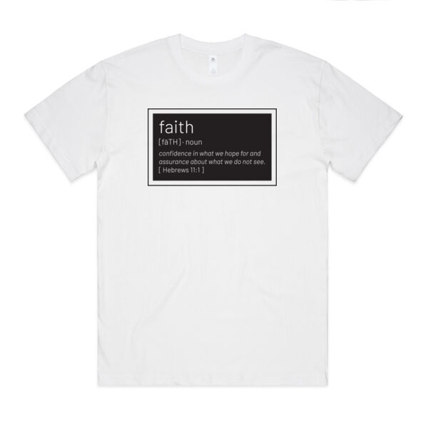 Faith // Mens State Tee // White Thumbnail