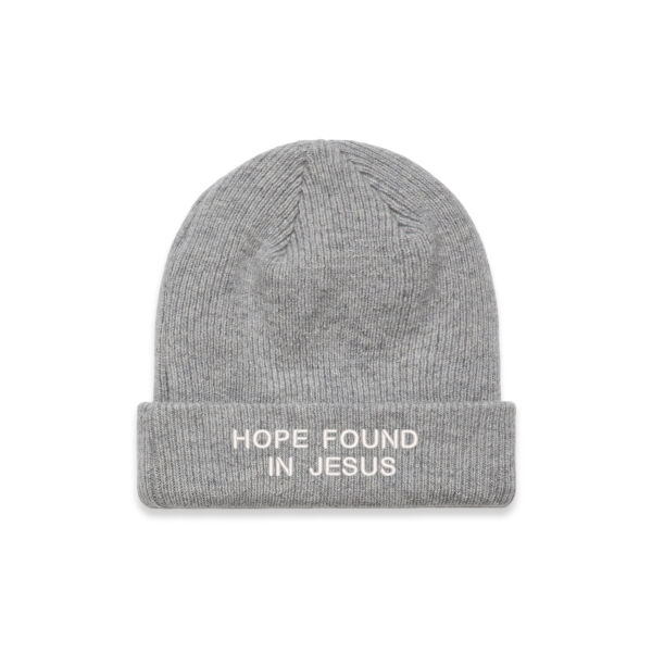 Hope found in Jesus // Beanie Thumbnail
