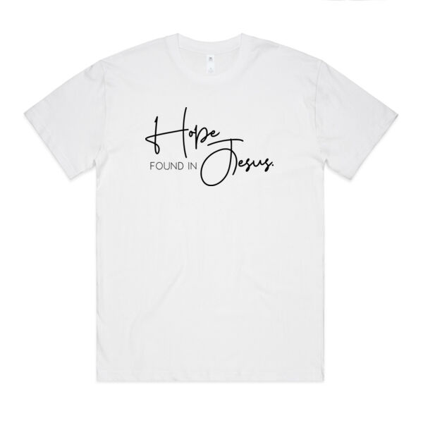 Hope found in Jesus // State Tee // White Thumbnail