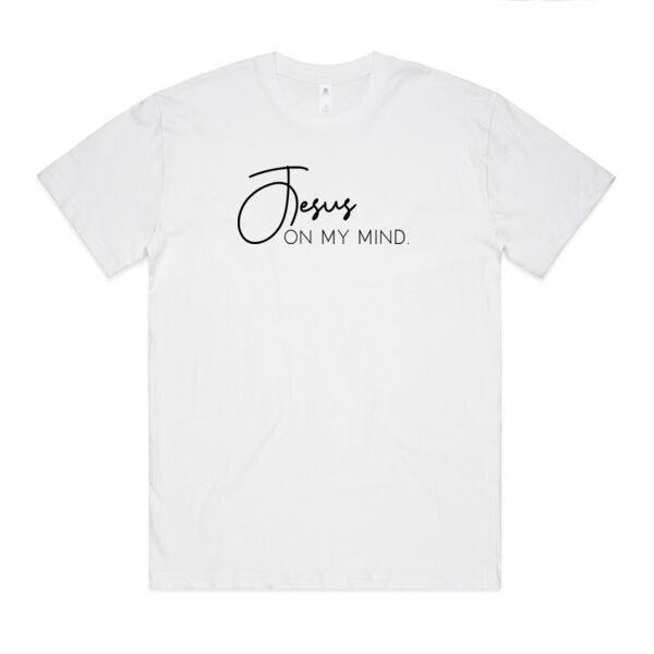 Jesus on my mind // State Tee // White Thumbnail