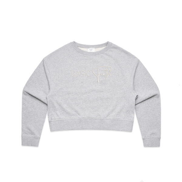 Signature Luxe // Crop Crew // Grey Marle Thumbnail