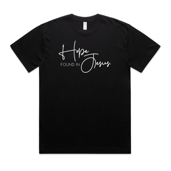Hope found in Jesus // Mens State Tee // Black Thumbnail
