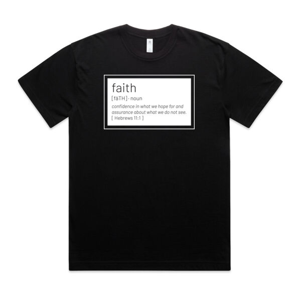 Faith // Mens State Tee // Black Thumbnail
